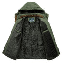 Jaqueta Masculina de Inverno com Capuz Forrada com Lã | Ferrazato