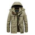 Jaqueta Masculina de Inverno com Capuz Forrada com Lã | Ferrazato