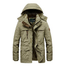 Jaqueta Masculina de Inverno com Capuz Forrada com Lã | Ferrazato