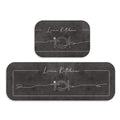 Kit 2 Tapetes Estampados para Cozinha Antiderrapante Ferrazi
