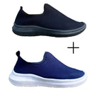 Kit 2 Tênis Feminino Knit Slip On Flexível e Respirável | Ferrazato