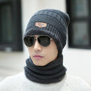 Kit Cachecol e Gorro Unissex de Algodão para Inverno | Ferrazato