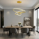  Luminária Pendente LED 3 Anéis Moderna | Ferrazato