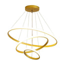  Luminária Pendente LED 3 Anéis Moderna | Ferrazato