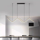 Luminária Pendente LED Design Relâmpago 3 Cores Reguláveis 26W em Alumínio | Ferrazato