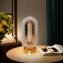 Luminária de Mesa Touch em Cristal Acrílico com 3 Tons de LED | Ferrazato