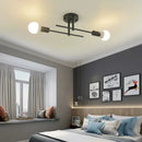 Lustre de Teto Moderno com 2 Lâmpadas Iluminação Decorativa | Ferrazato