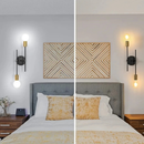 Lustre de Teto Moderno com 2 Lâmpadas Iluminação Decorativa | Ferrazato