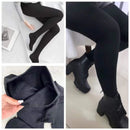 Meia-Calça Térmica de Inverno Flanelada com Pé e Cintura Alta | Ferrazato