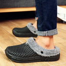 Pantufa Unissex Peluciada Vazada com Solado Antiderrapante | Ferrazato