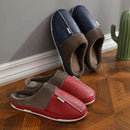 Pantufa Masculina de Couro Impermeável Antiderrapante para Inverno | Ferrazato
