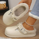 Pantufa Mule Feminina Peluciada Impermeável para Inverno | Ferrazato