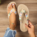 Sandália Feminina Ergonômica Colorida de Verão | Ferrazato