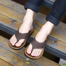 Sandália Masculina de Couro Antiderrapante Ferrazi