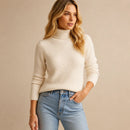Suéter Cacharrel Feminino Gola Alta Tricô | Ferrazato
