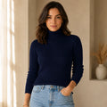 Suéter Cacharrel Feminino Gola Alta Tricô | Ferrazato