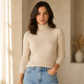 Suéter Cacharrel Feminino Gola Alta Tricô | Ferrazato