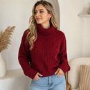 Suéter Feminino de Inverno em Tricô com Estampa Geométrica | Ferrazato