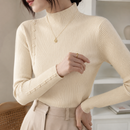 Suéter Feminino de Tricô Elegante com Botões para Inverno | Ferrazato