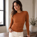 Suéter Feminino de Tricô Modal Elegance para Inverno | Ferrazato