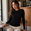 Suéter Feminino de Tricô Modal Elegance para Inverno | Ferrazato