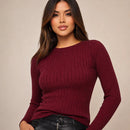 Suéter Feminino de Tricô Modal Elegance para Inverno | Ferrazato