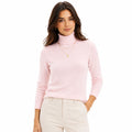 Suéter Feminino em Tricô Gola Alta para Inverno | Ferrazato