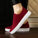 Tênis Feminino Slip On Malha Knit Sem Cadarço Casual | Ferrazato