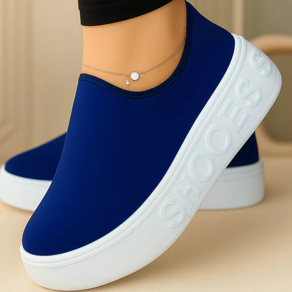 Tênis Feminino Slip On Malha Knit Sem Cadarço Casual | Ferrazato