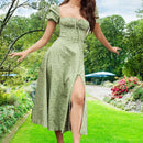 Vestido Feminino Slim Fit Floral de Verão Ferrazi